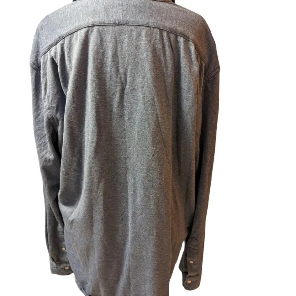 Men's Polo Ralph Lauren Jersey Knit Dress Shirt Blue Size: 2XL - Picture 5 of 5